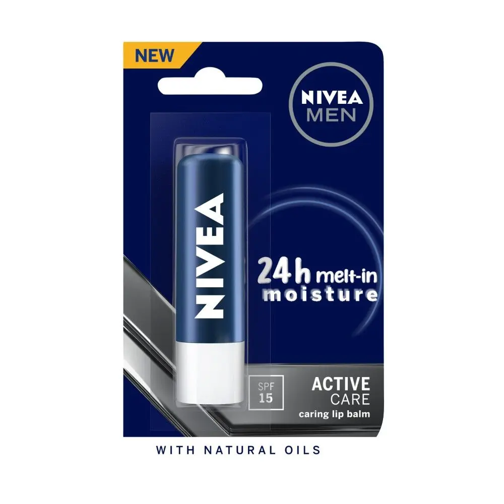 Nivea Men Active Care Lip Balm (4.8 g)