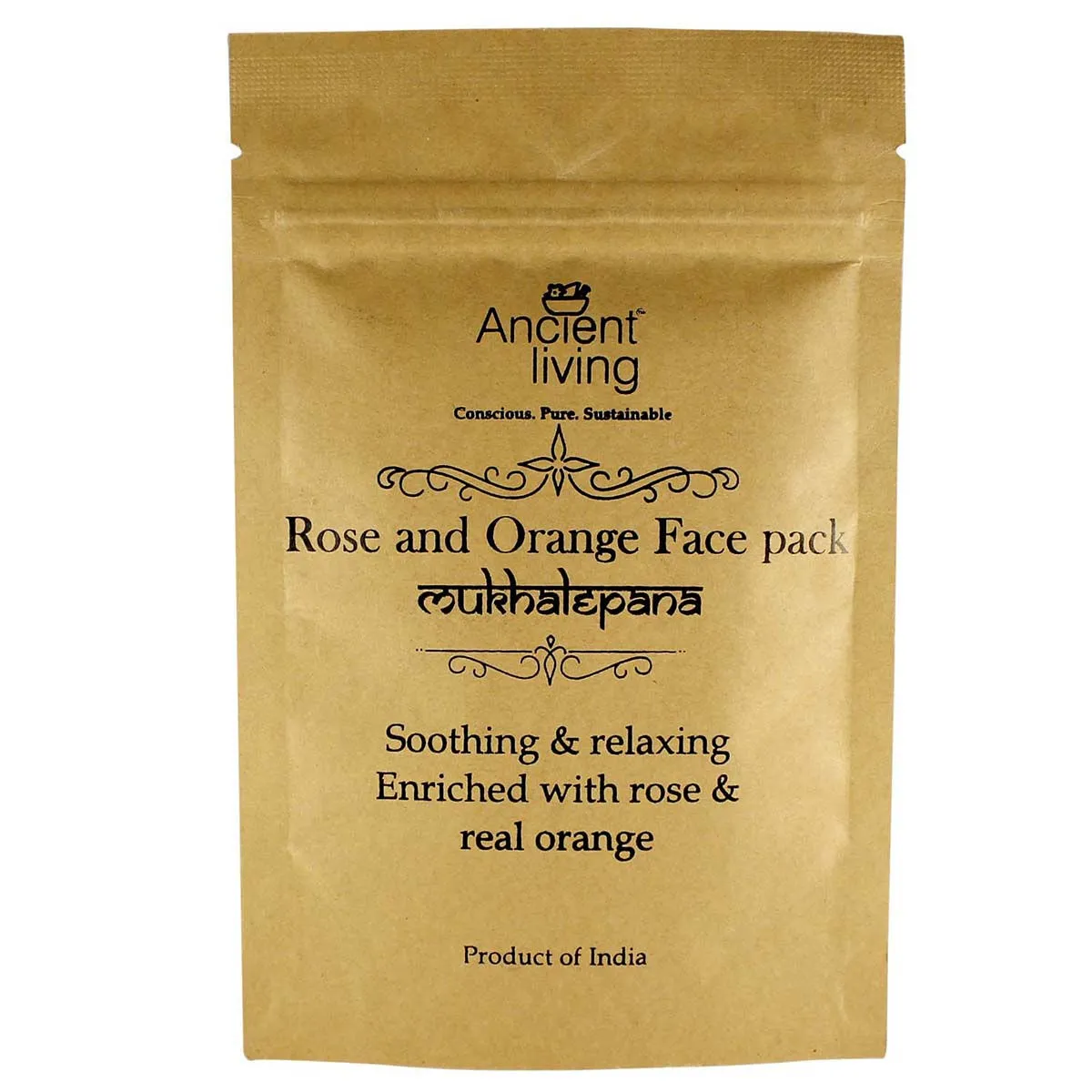 Ancient Living Rose And Orange Face Pack