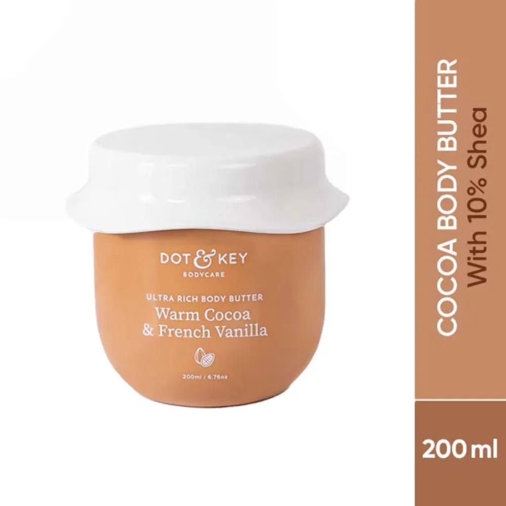 Dot & Key Ultra Rich Body Butter Warm Cocoa & French Vanilla With 10% Shea