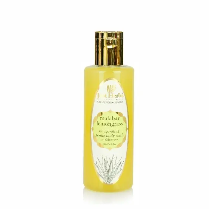 Just Herbs Malabar Lemongrass - Invigorating Body Wash (200 ml)