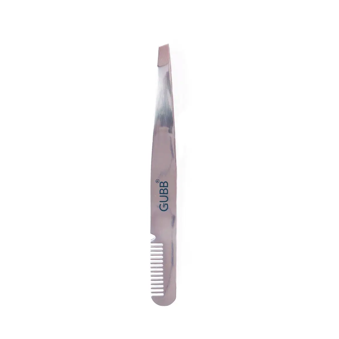 GUBB Slant Tweezer for Hair Removal with Eyebrow Comb, Hair Plucker