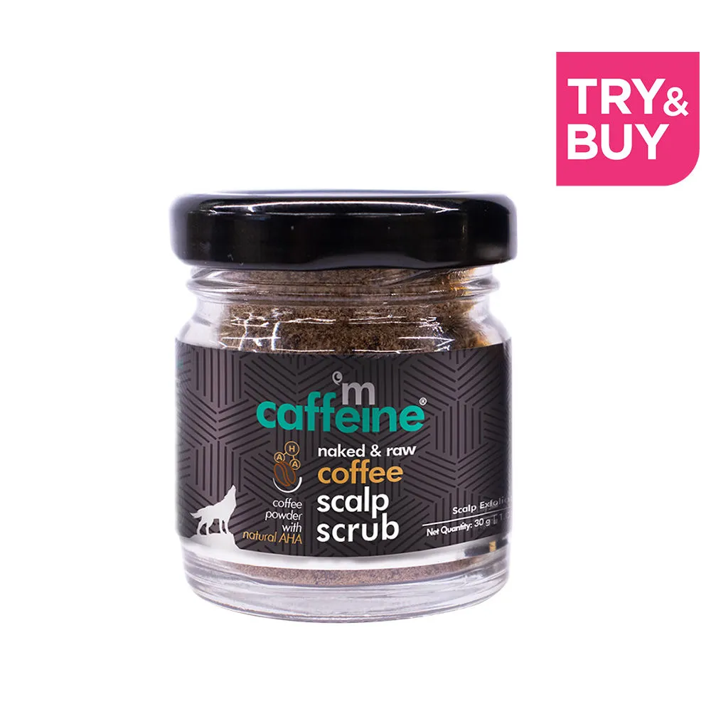 MCaffeine Anti Dandruff Coffee Scalp Scrub Mini with 99% Dandruff Control Treatment; Sulfate-Paraben Free