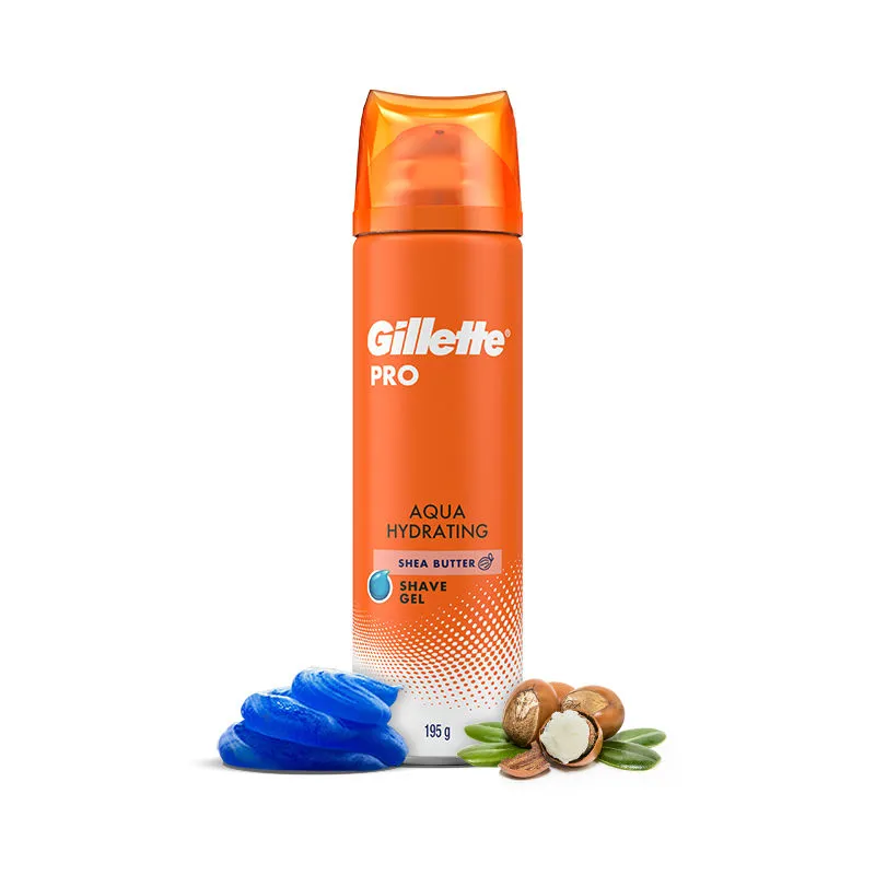 Gillette Pro Shaving Gel Aqua Hydrating With Shea Butter