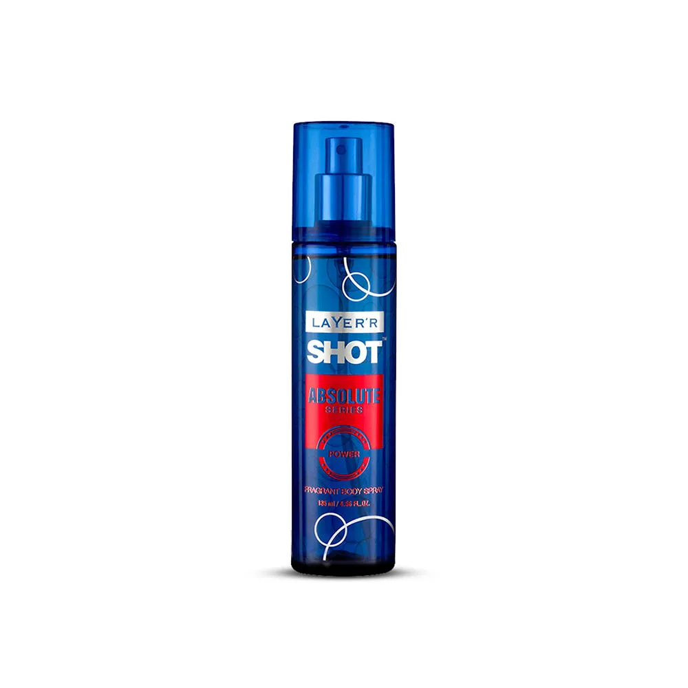 Layer'r Shot Absolute Series Power Body Spray