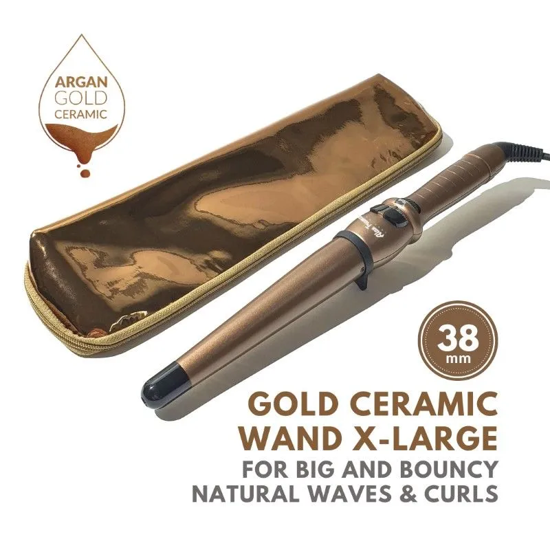 Alan Truman Gold Ceramic Wand X-Large (38-25mm)