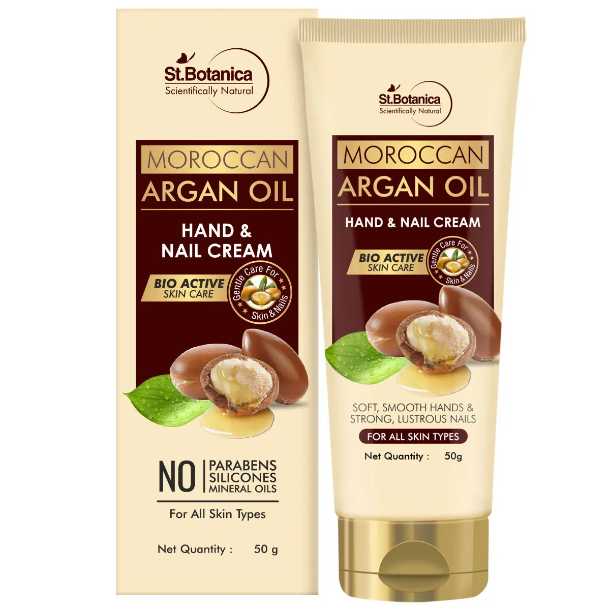 St.Botanica Moroccan Argan Oil Hand and Nail Cream (50 g)