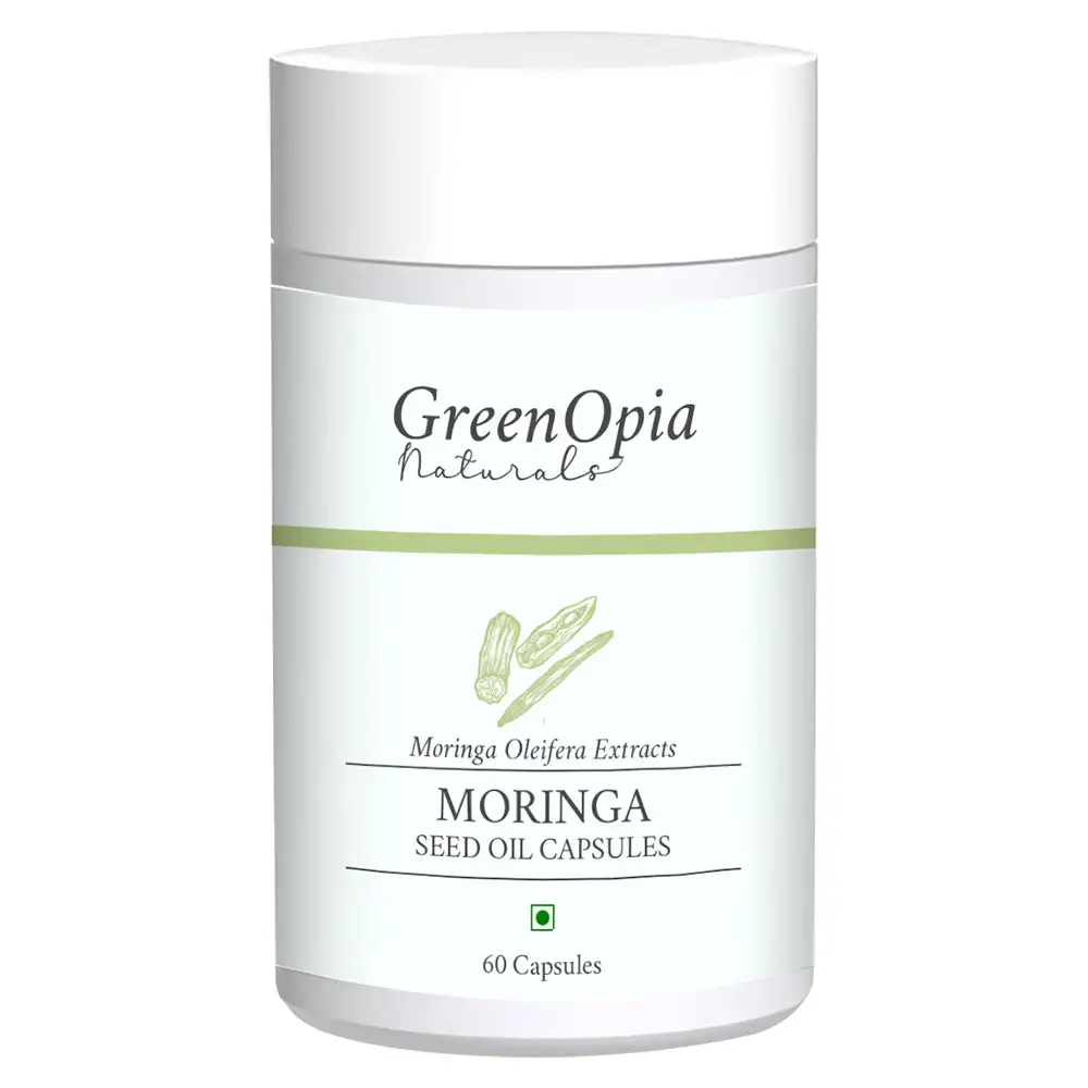 GreenOpia Moringa Seed Oil,  60 capsules