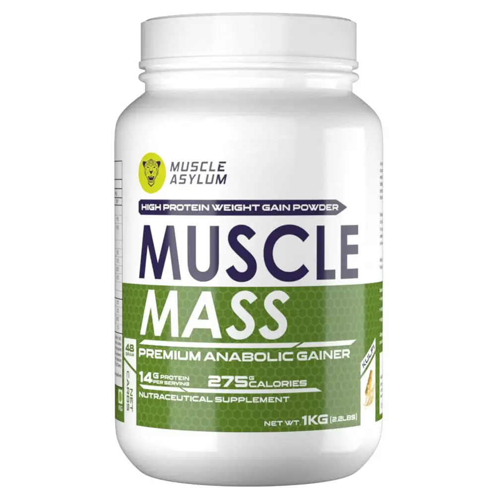 Muscle Asylum Muscle Mass Premium Anabolic Gainer,  2.2 lb  Kulfi