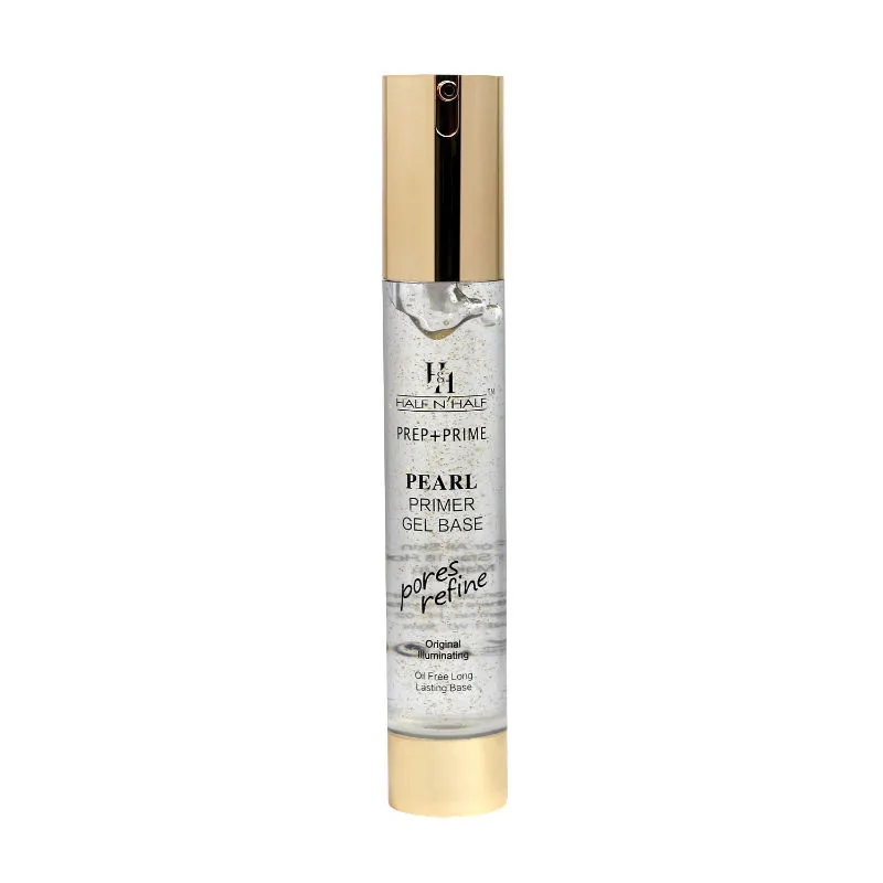 Half N Half Prep + Prime Pearl Primer Gel Base Pores Refine Transparent