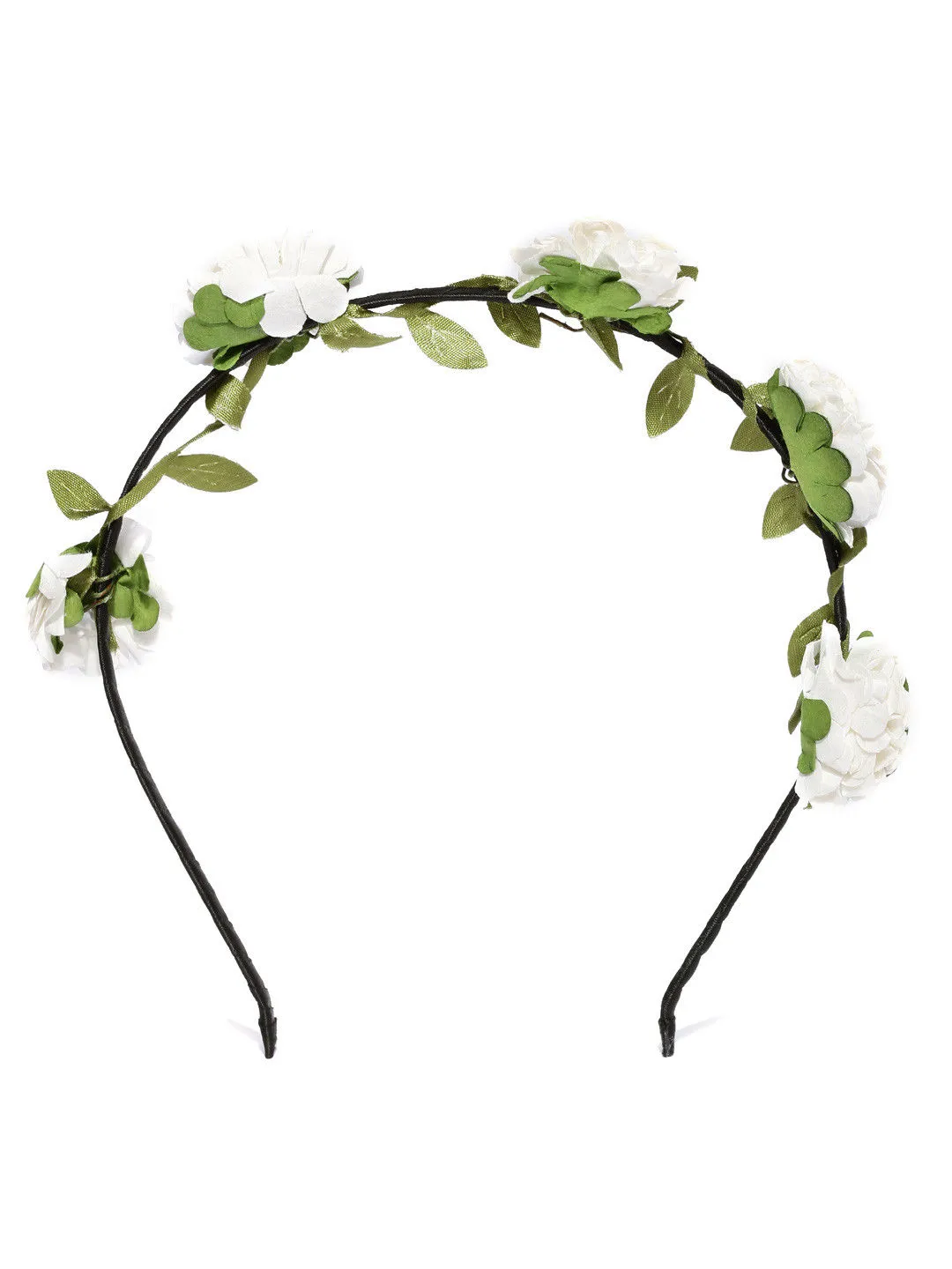 Toniq White Floral Hair Band