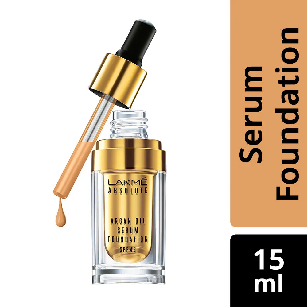 Lakme Absolute Argan Oil Serum foundation W120 warm creme (15 ml)