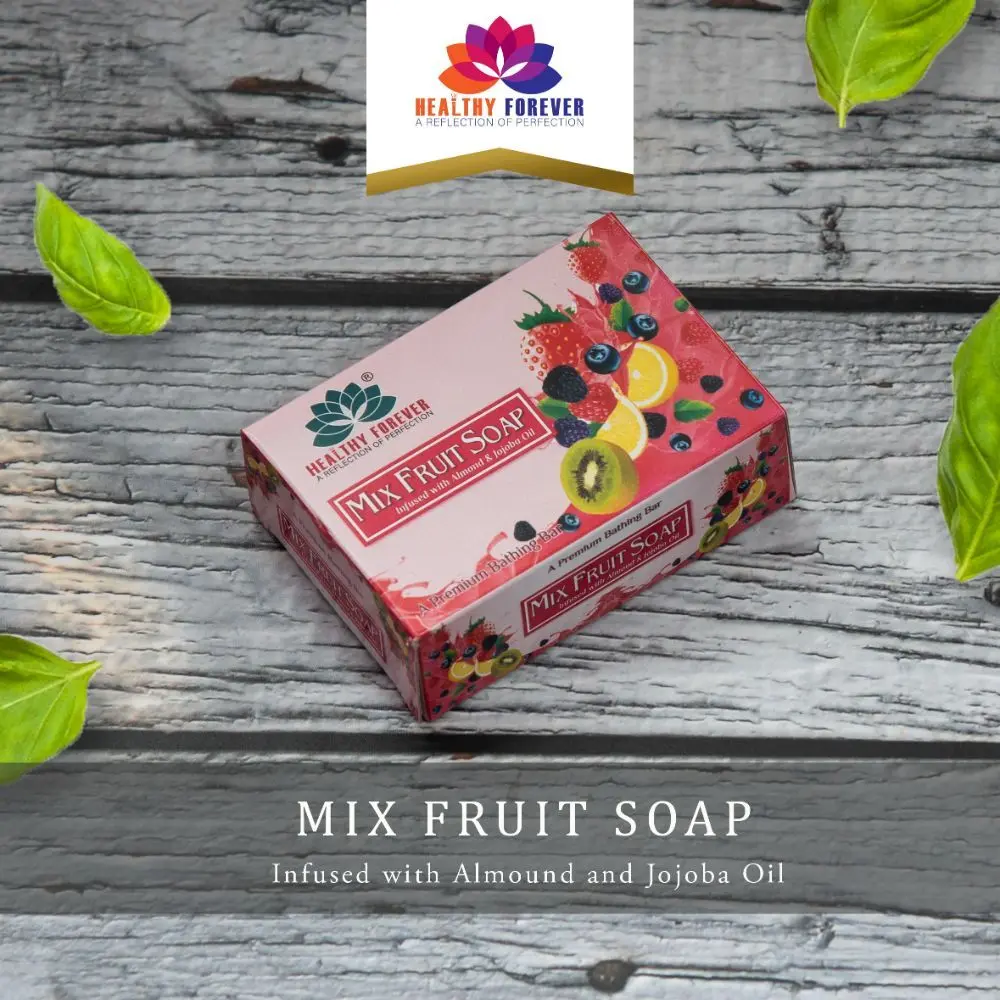 Healthy Forever Mix Fruit Handmade Soap , Bathing Bar , 120 g