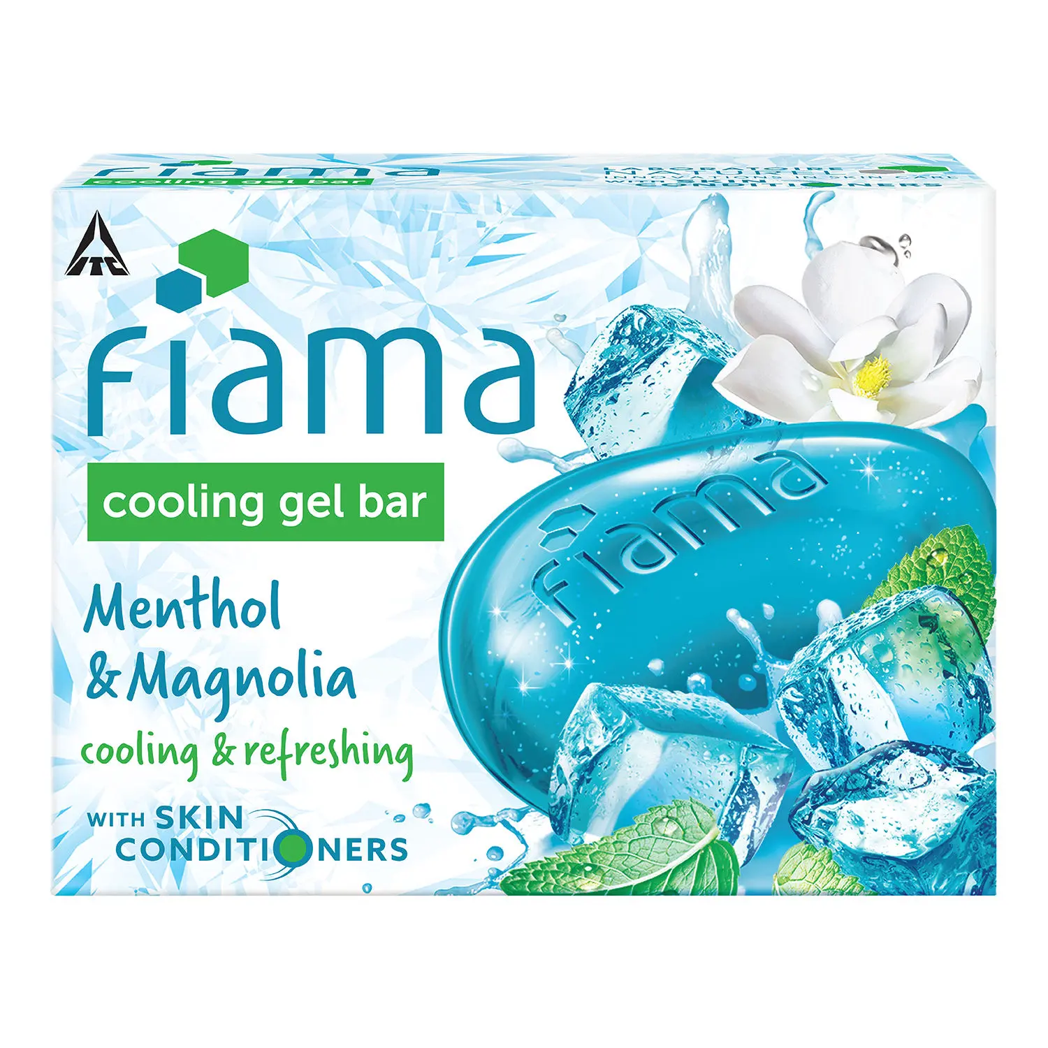 Fiama Cooling Gel Bathing Bar Menthol & Magnolia 125g