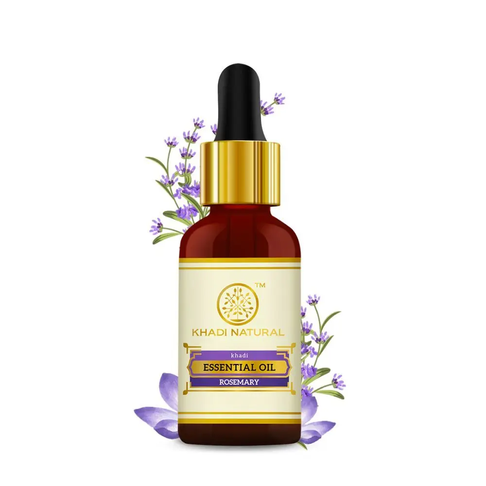 Khadi Natural Rosemary Essential Oil| Prevent Hair Fall - (15ml)