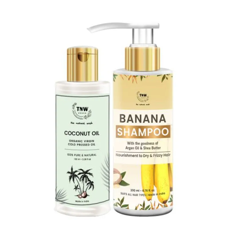 TNW The Natural Wash Coconut Oil + Banana Shampoo