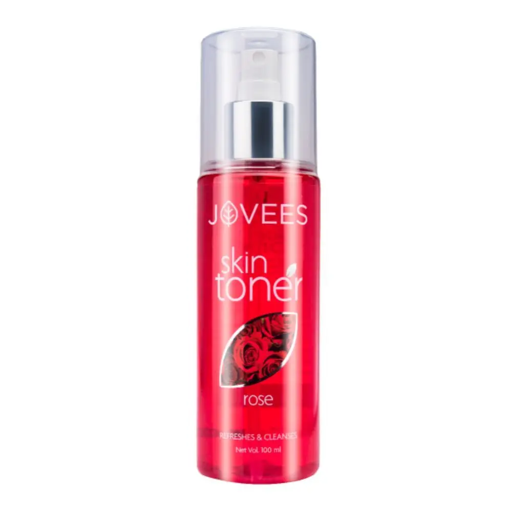 Jovees Herbal Rose Skin Toner| For Youthful Skin, Tightens Pores, Healthy Glow | 100% Natural | For Normal to Dry Skin | Paraben and Alcohol Free | 100ML