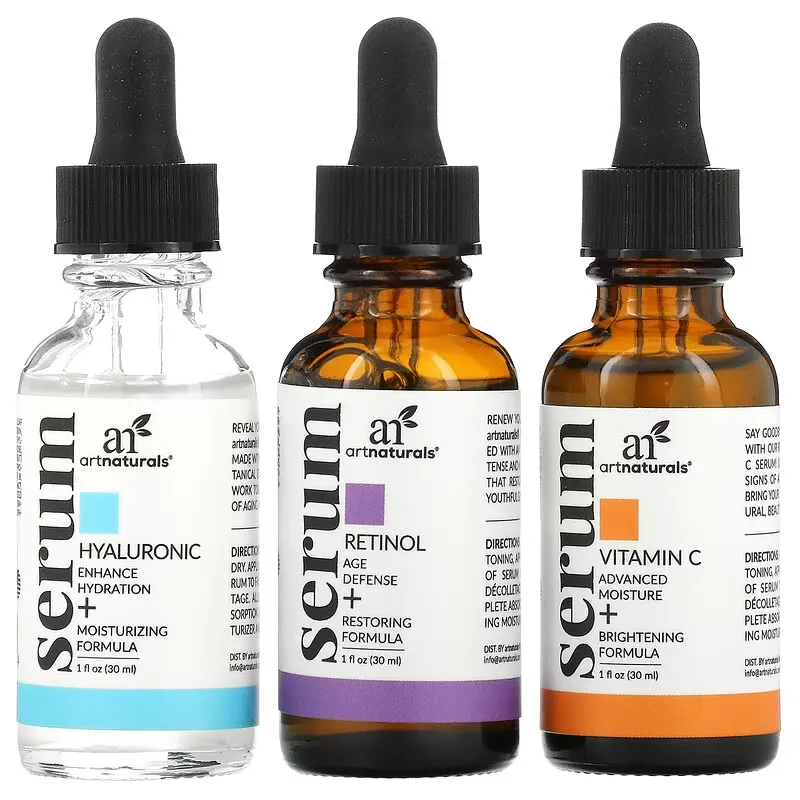 Serum Trio Set, 3 Serums, 1 fl oz (29.5 ml) Each