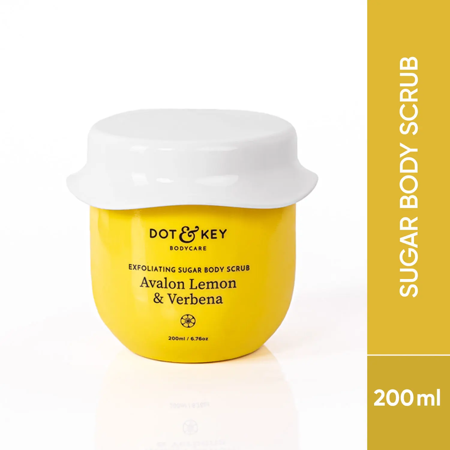 Dot & Key Exfoliating Sugar Body Scrub Avalon Lemon & Verbena (200 ml)