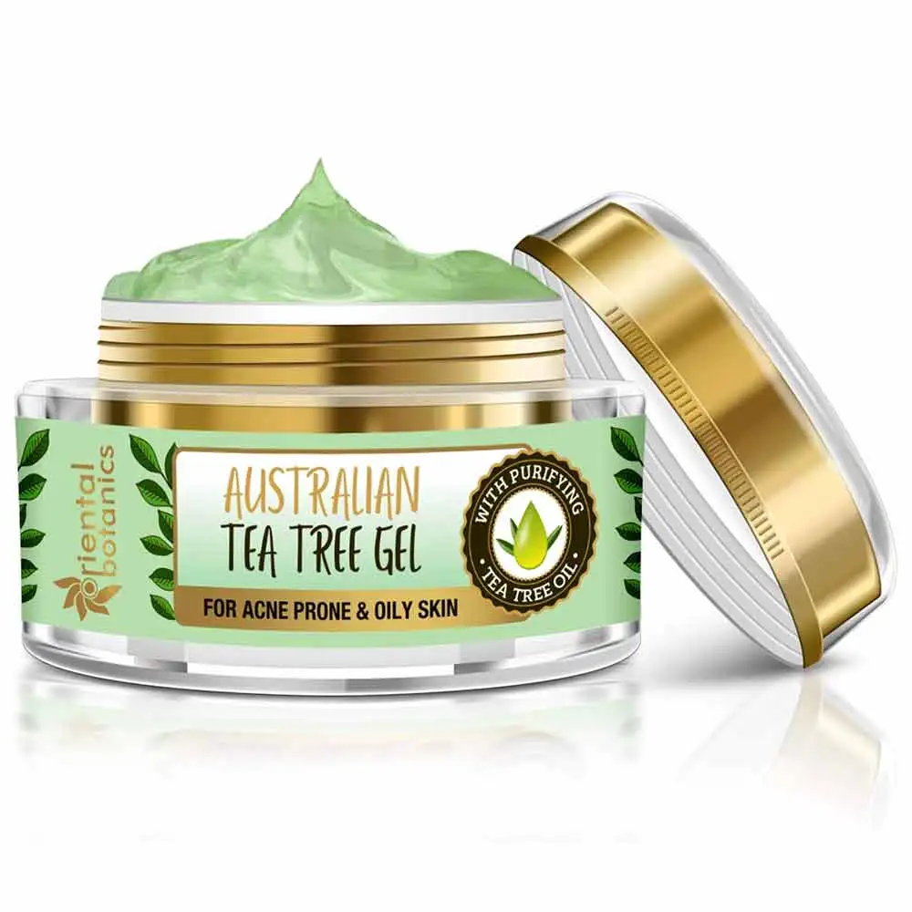 Oriental Botanics Australian Tea Tree Face Gel,  50 ml  for Acne Prone & Oily Skin