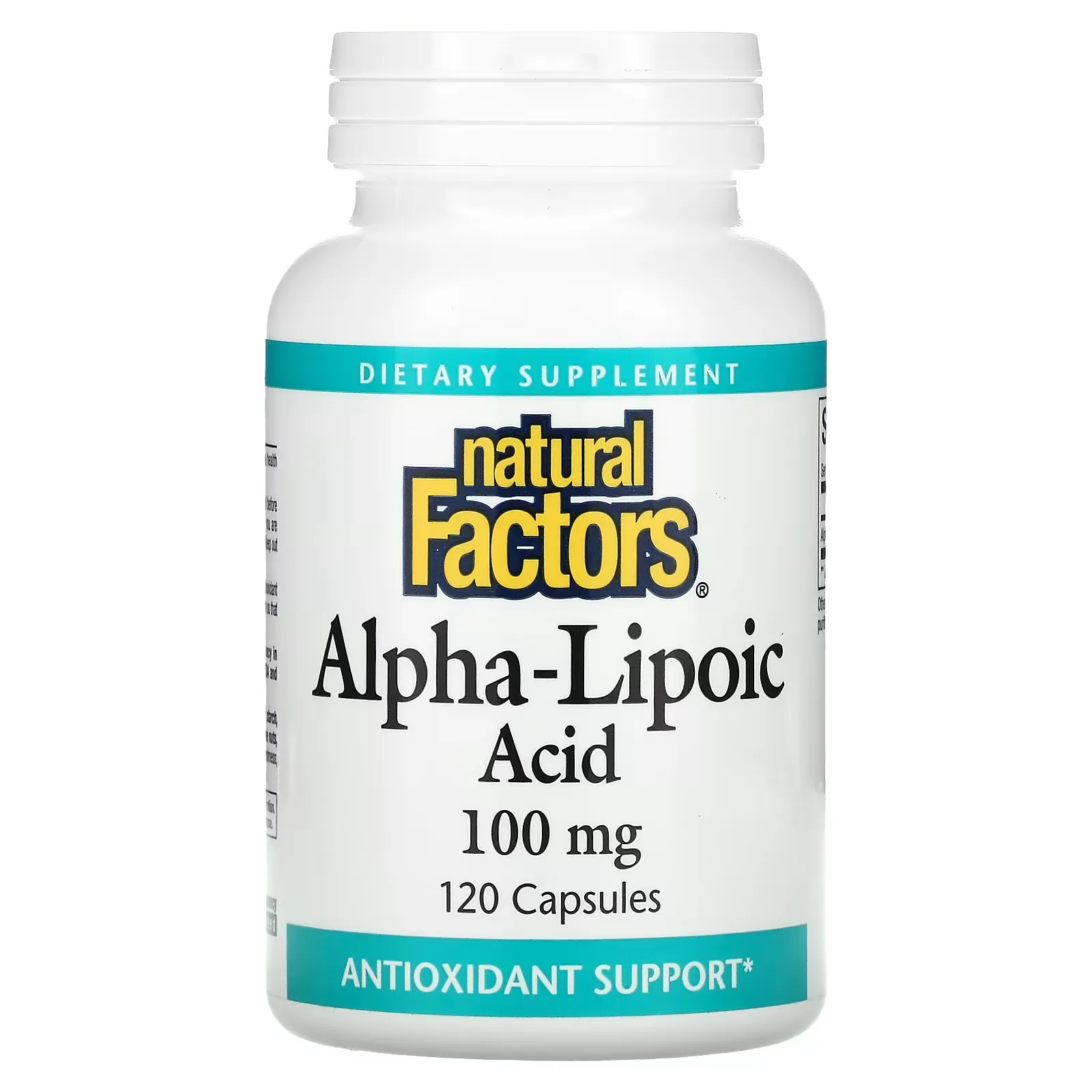 Alpha-Lipoic Acid, 100 mg, 120 Capsules