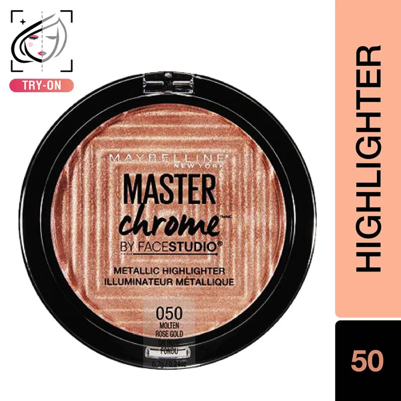 Maybelline New York Face Studio Master Chrome Metallic Highlighter - Molten Rose Gold