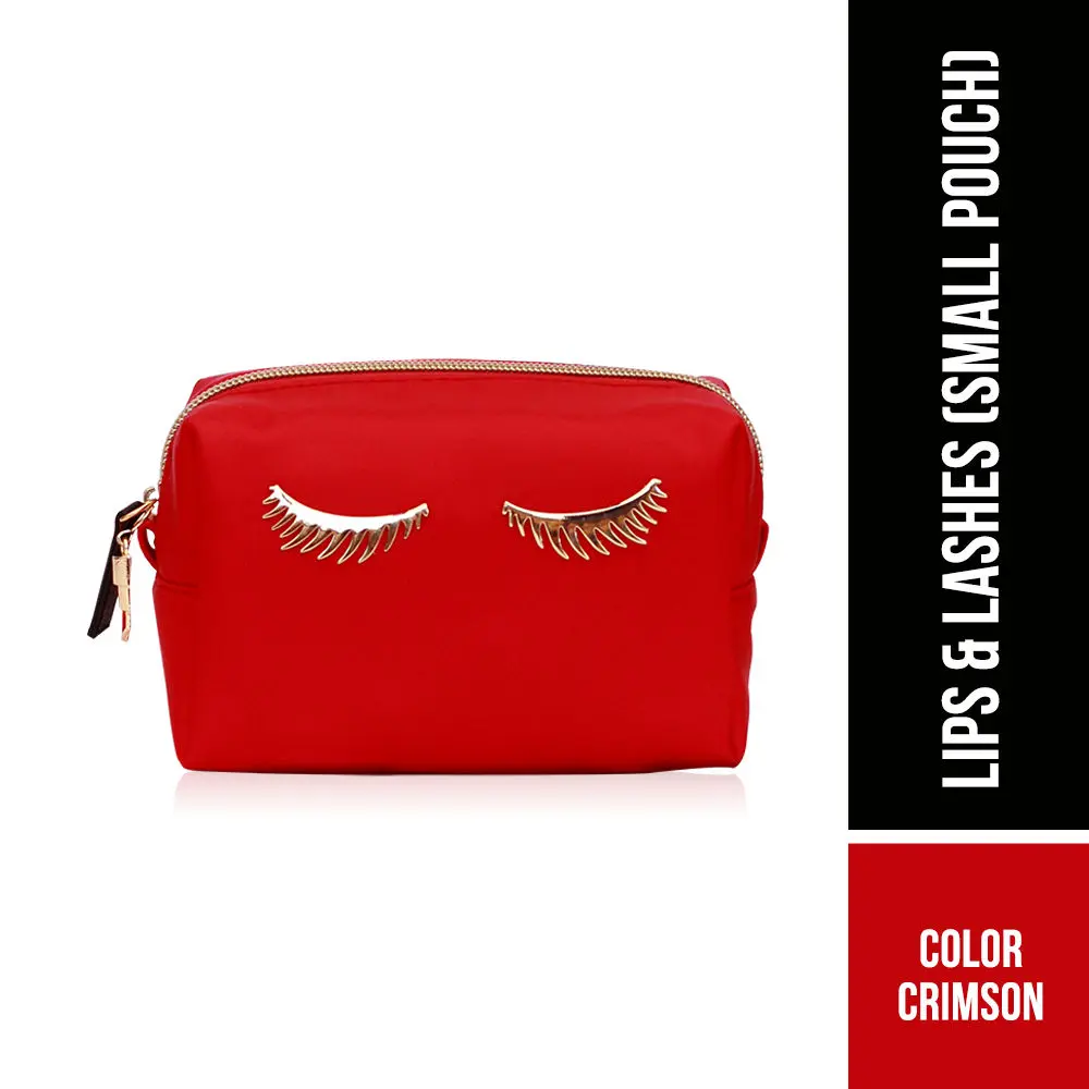 Colorbar Lips & Lashes (Small Pouch) - Crimson