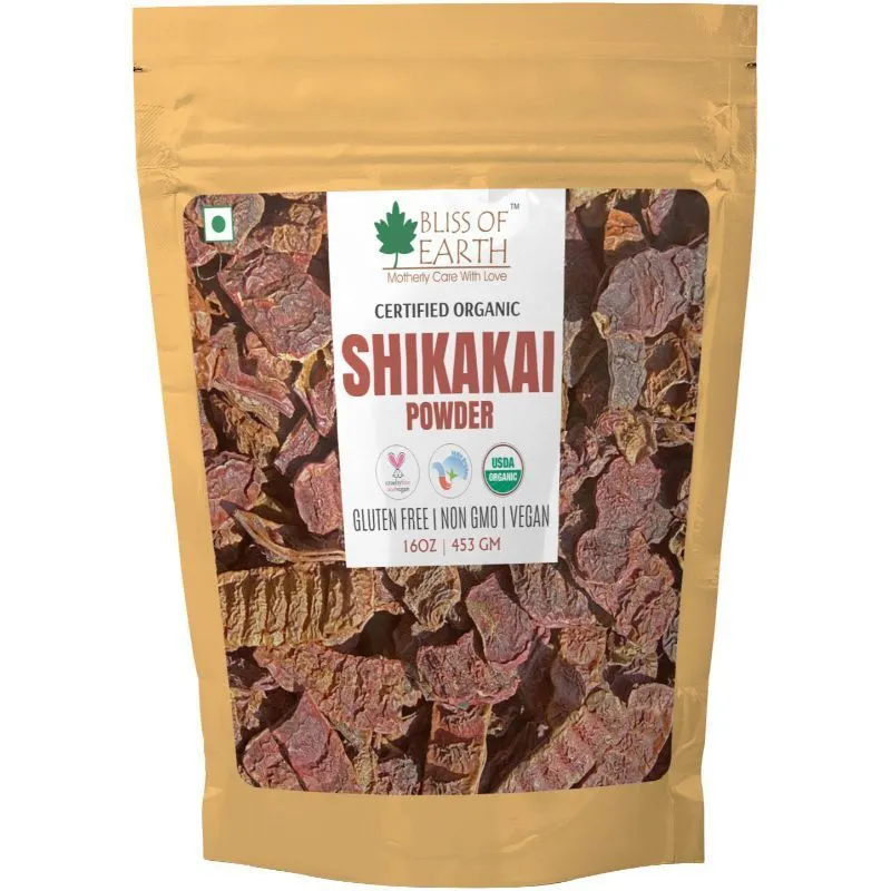 Bliss Of Earth Certified Organic Shikakai Powder