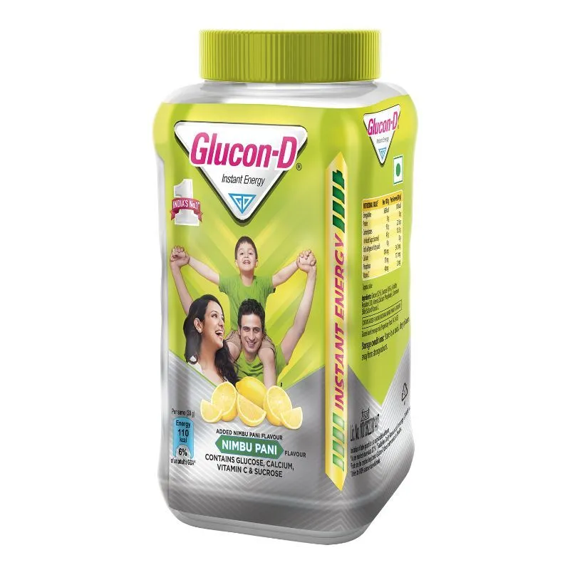 Glucon D Instant Energy Health Drink Nimbu Pani - Jar