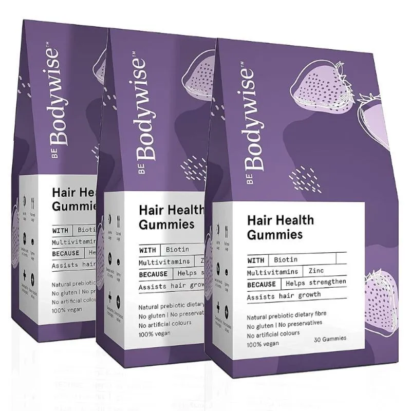 Be Bodywise Hair Health Gummies - Pack Of 3