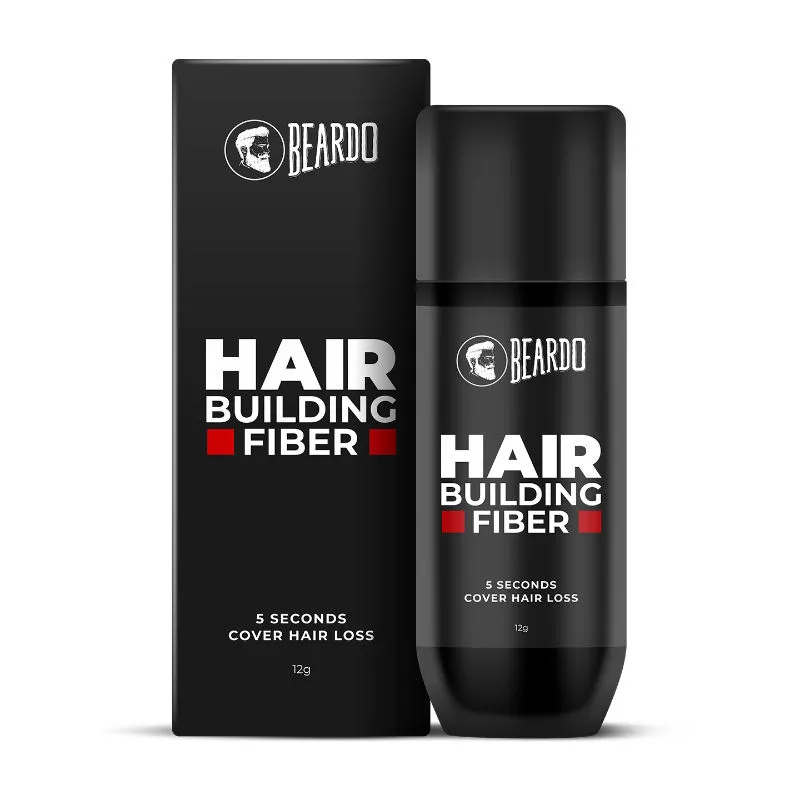 Beardo Hair Building Fiber for Men | Bald Spot concealer | Safe for use on Scalp