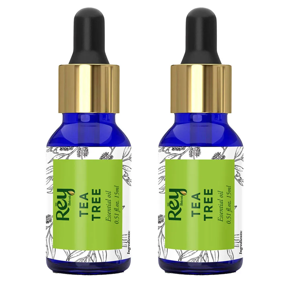 Rey Naturals Tea Tree Essential Oil - Pack of 2