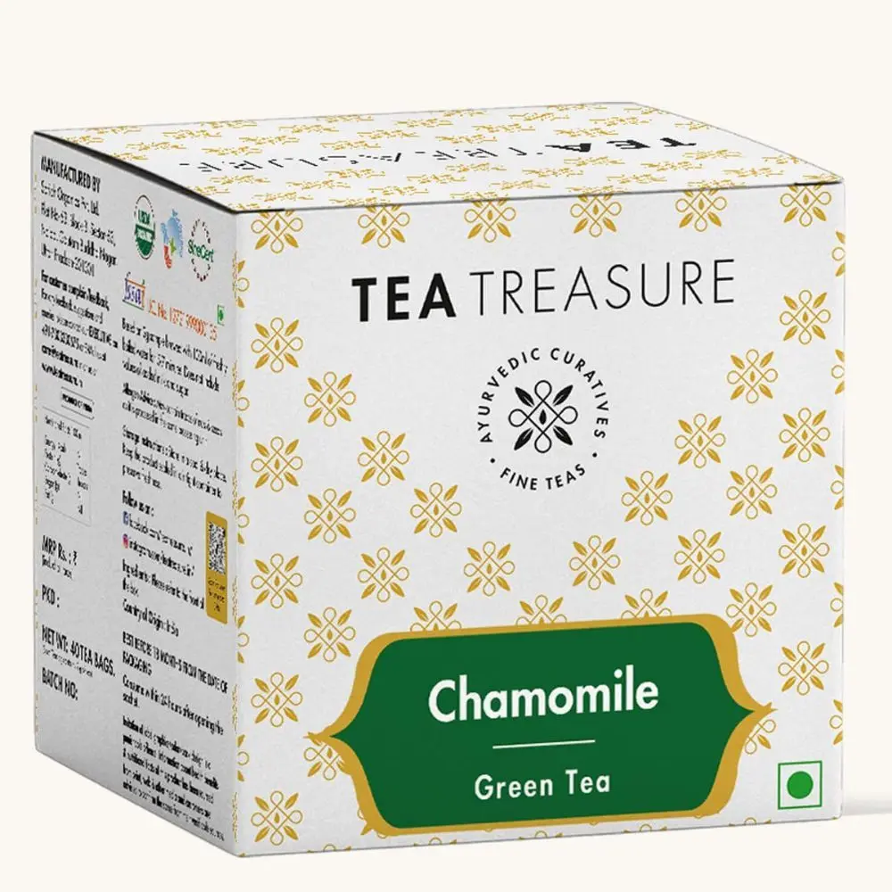 Tea Treasure Chamomile Green Tea - 10 Tea Bag