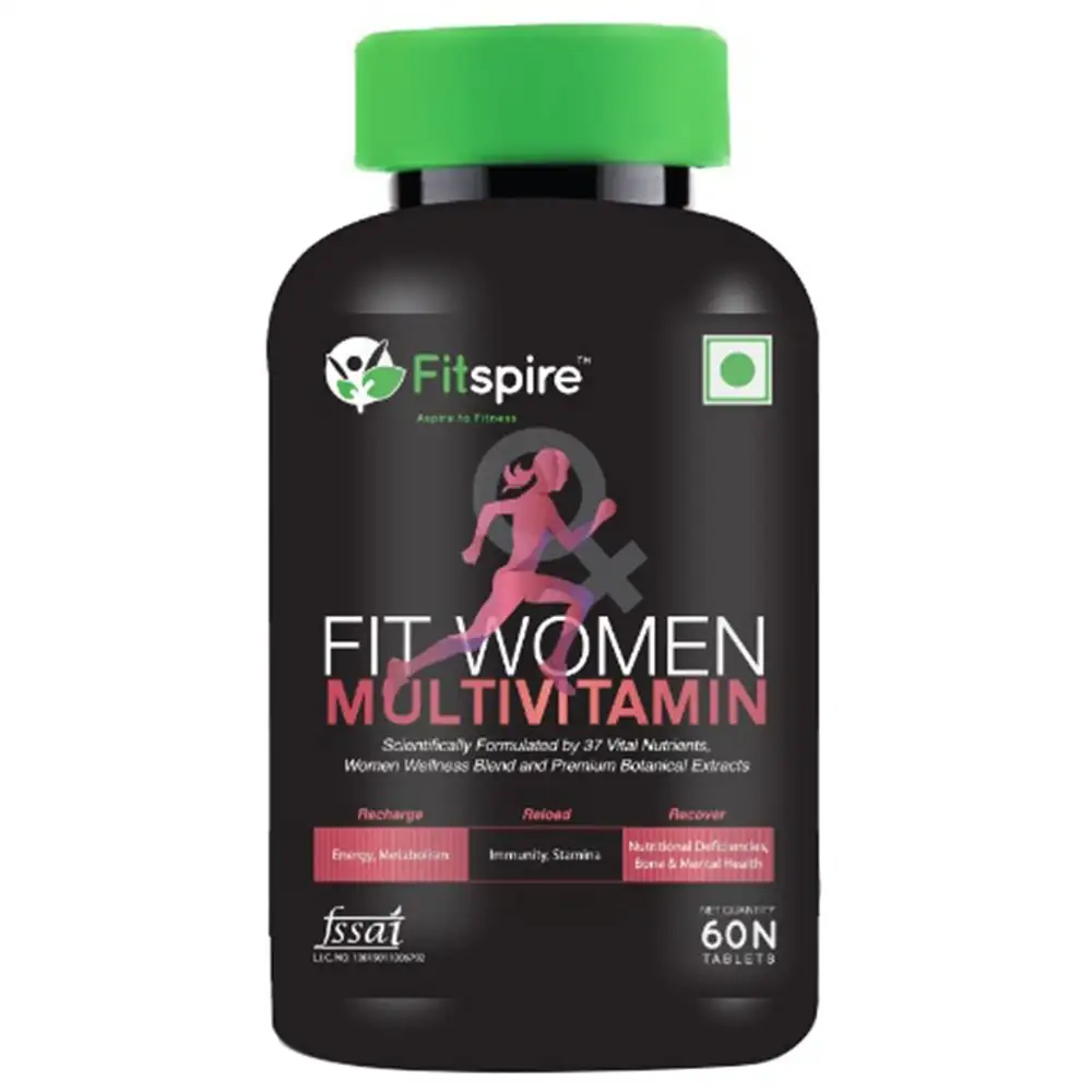 Fitspire Fit Multivitamin for Women,  60 tablet(s)  Unflavoured