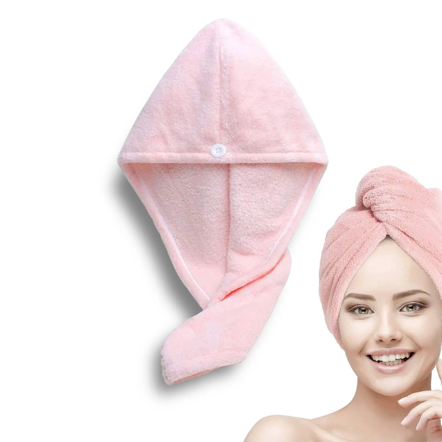 Majestique Hair Towel Wrap - Colour May Vary