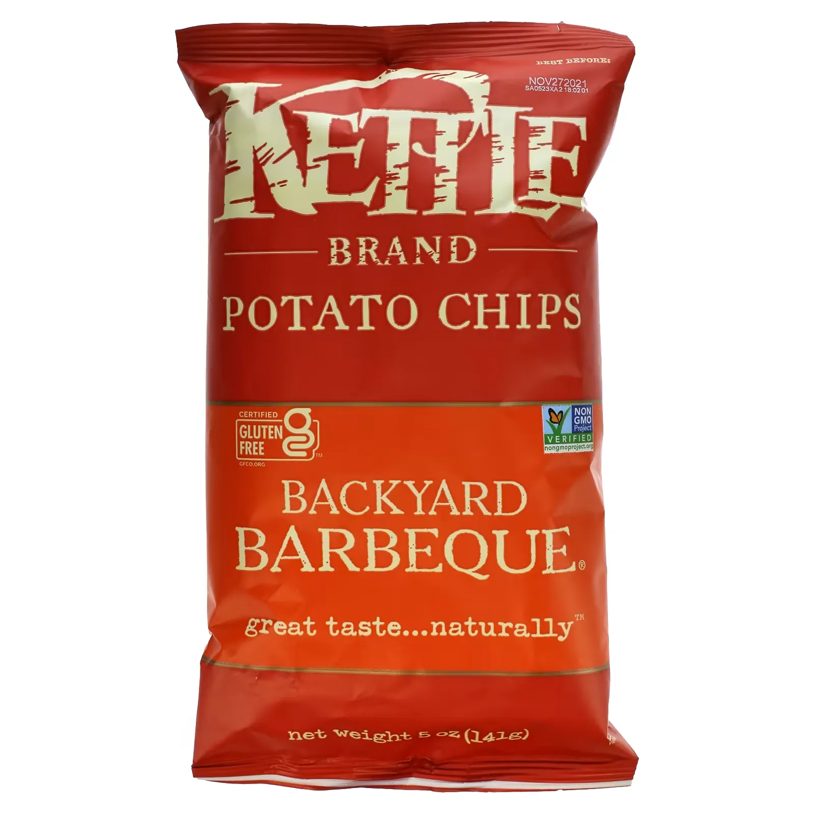 Potato Chips, Backyard Barbeque, 5 oz (141 g)