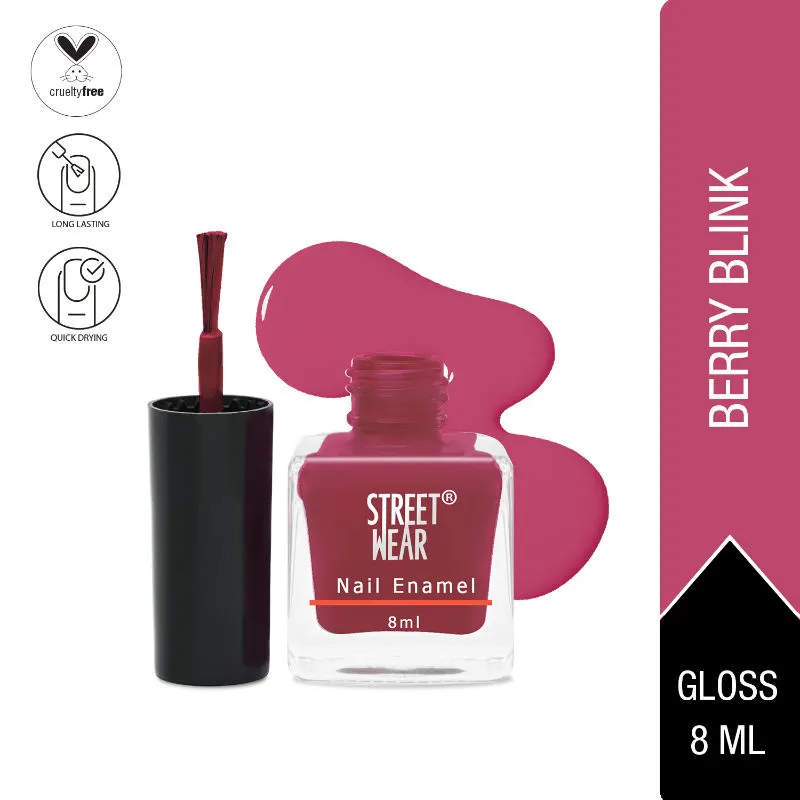 Street Wear Nail Enamel - Berry Blink