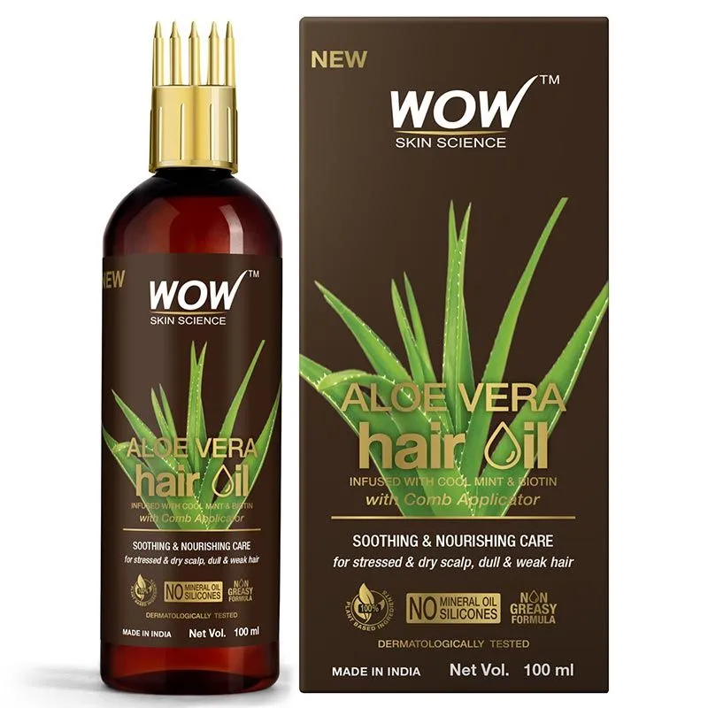 WOW Skin Science Aloe Vera Hair Oil