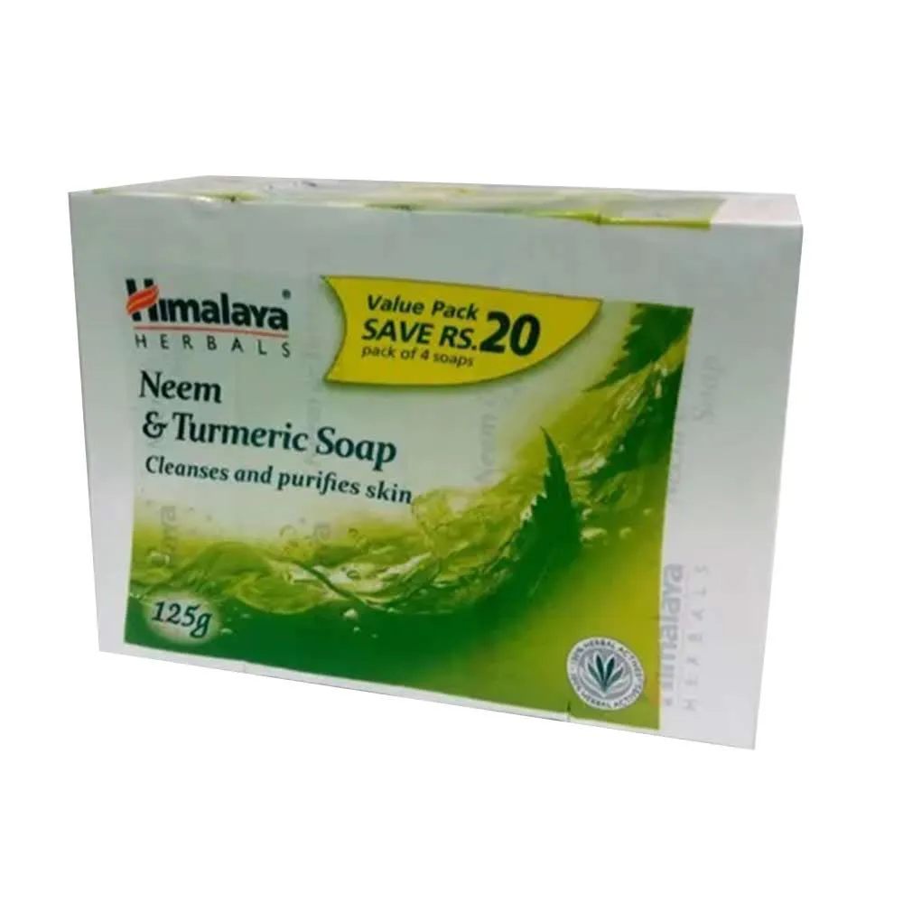 Himalaya Neem & Turmeric Soap - Pack of 4 (Save Rs.20/-)