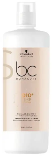 Schwarzkopf Professional Bonacure Q10 Time Restore Shampoo | For Mature Hair | 1000 ml