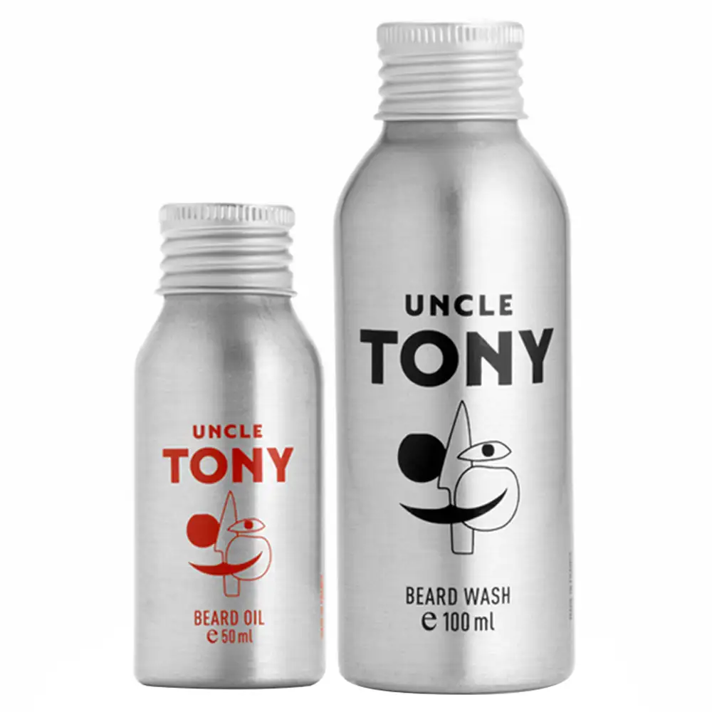 Uncle Tony Beard Basics Kit (Beard Oil + Wash),  2 Piece(s)/Pack  for All Types of Beard