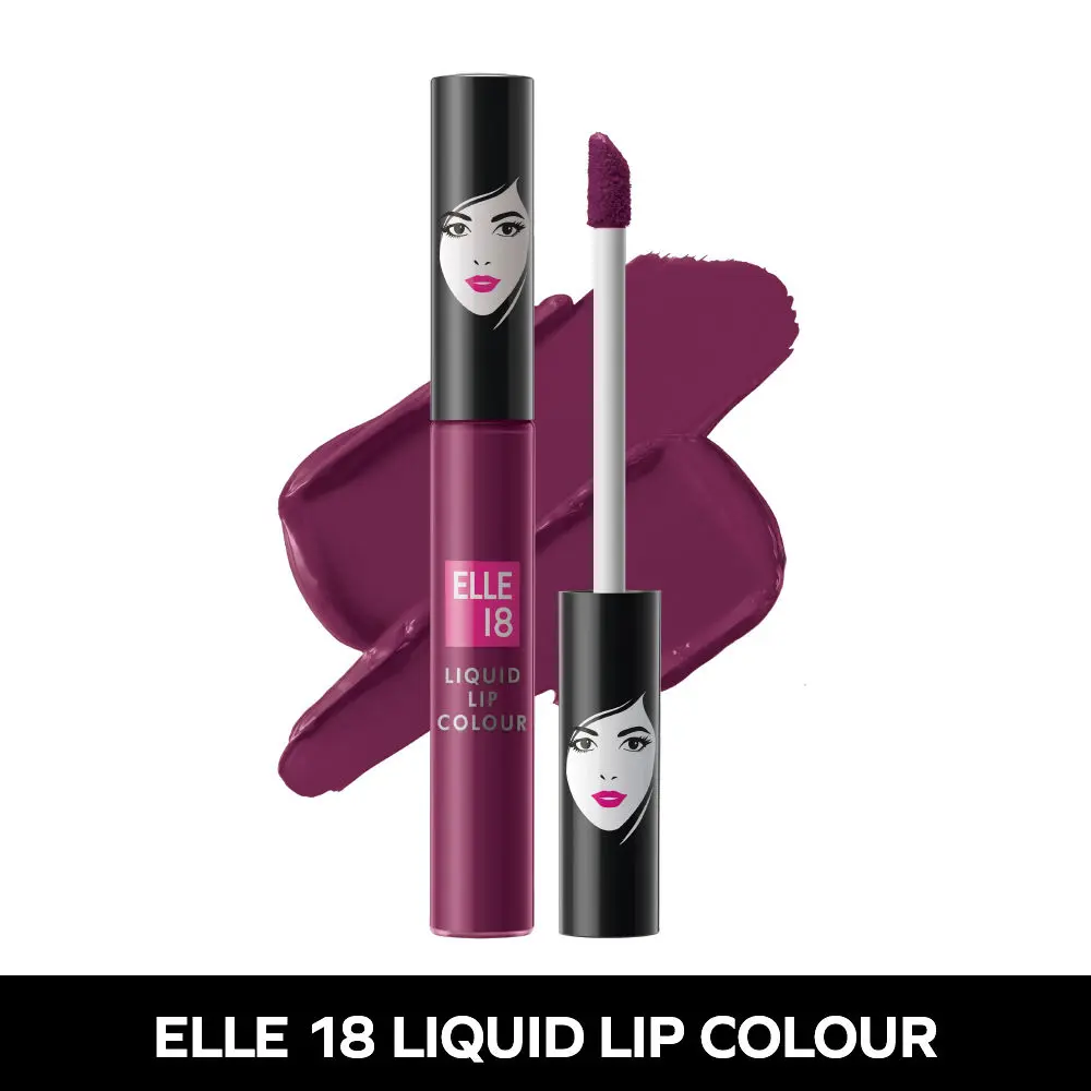 Elle18 Liquid Lip Color, Sangria Blanca, 5.6ml