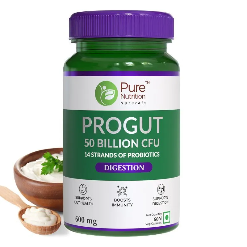 Pure Nutrition Probiotic capsules for Women and Men to Support Gut Health