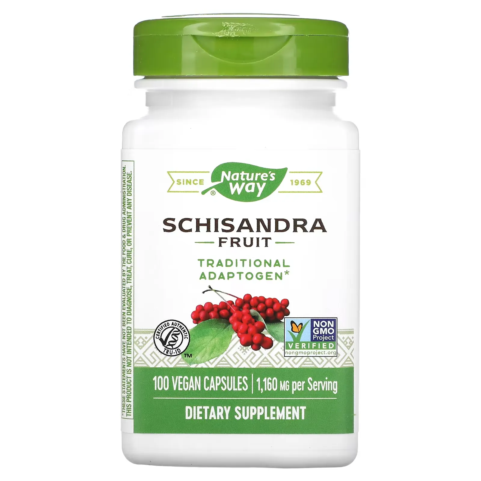 Schisandra Fruit, 580 mg, 100 Vegan Capsules