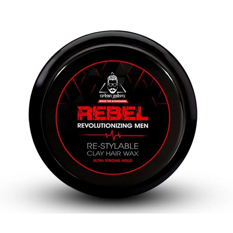 UrbanGabru Rebel Hair Styling Clay Wax For Men