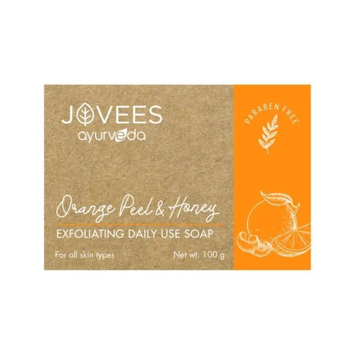 Jovees Orange Peel & Honey Exfoliating Daily Use Soap