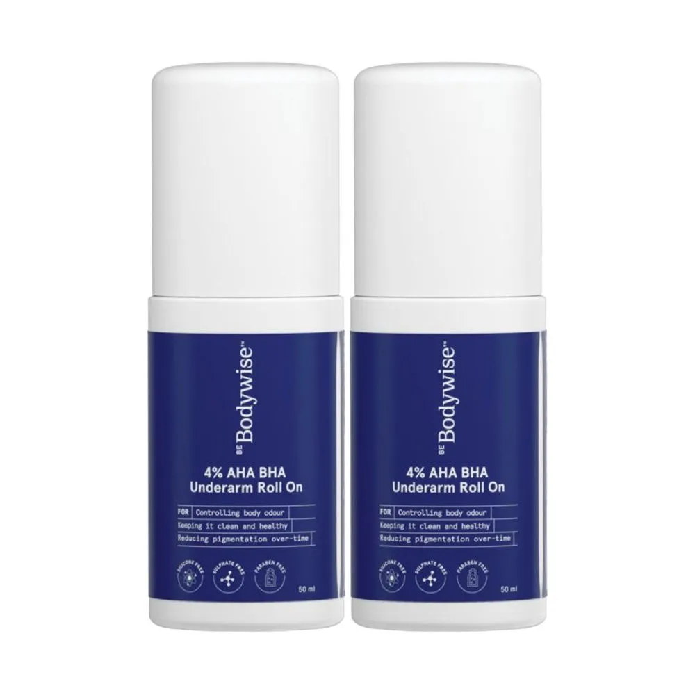 Be Bodywise 4% AHA Bha Underarm Roll On - Helps Promotes Glowing & Radiant Underarms