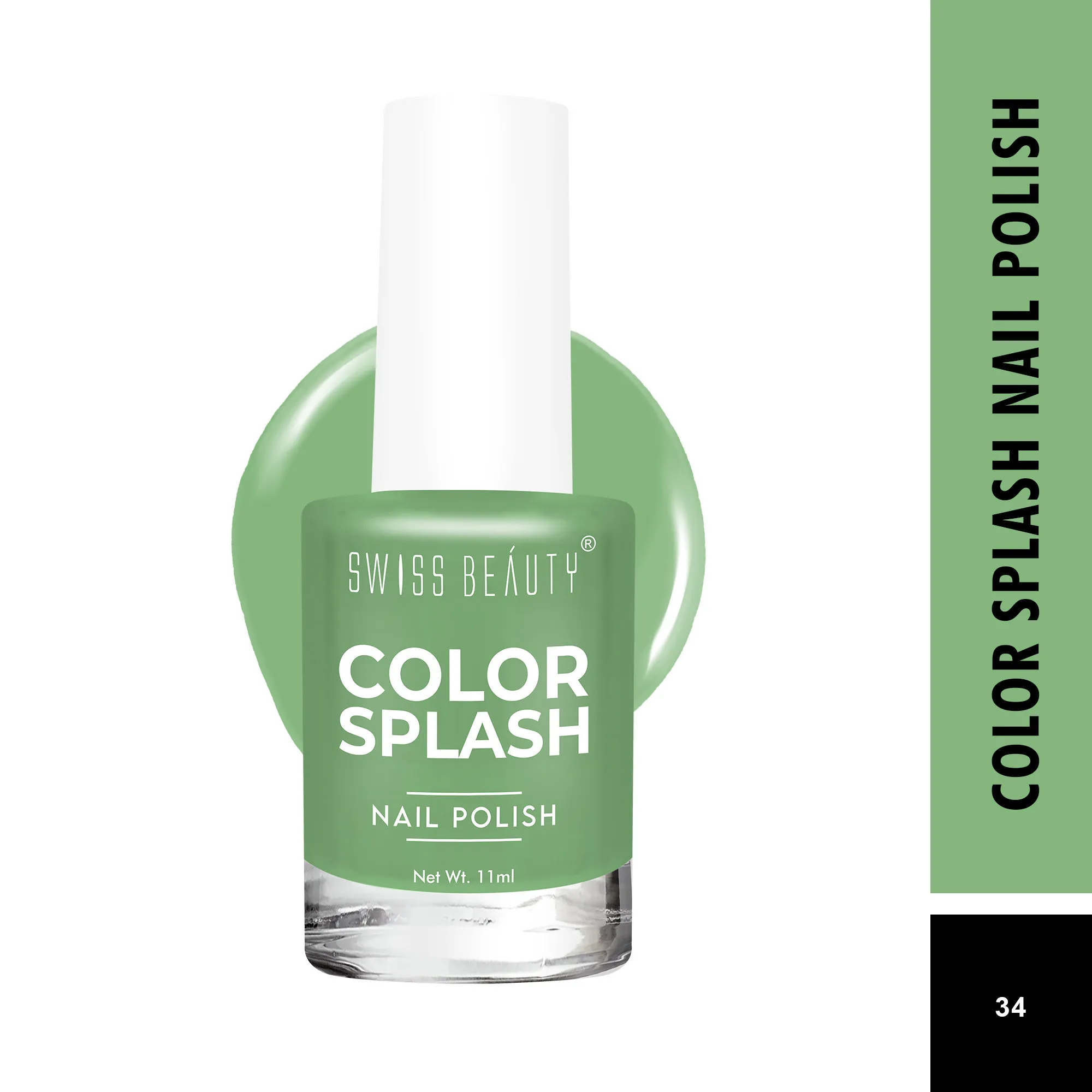 Swiss Beauty Color Splash Nail Polish - Shade-34