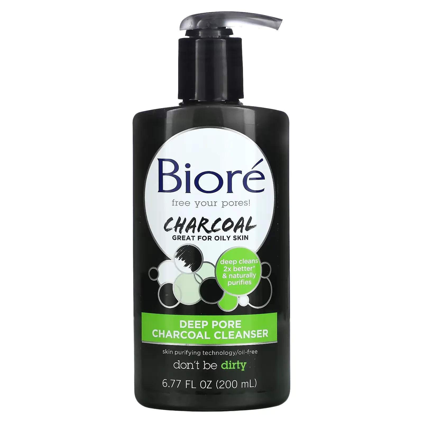 Deep Pore Charcoal Cleanser, 6.77 fl oz (200 ml)