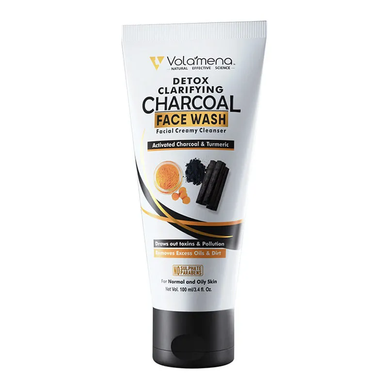 Volamena Detox Clarifying Charcoal Face Wash