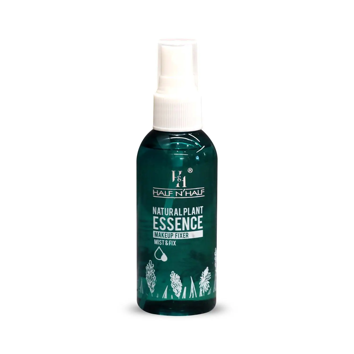 Half N Half Natural Plant Essence Makeup fixer Mist & Fix, Transparent, 80ml